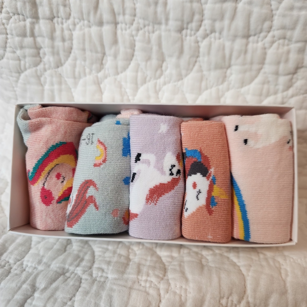 Kids Fun Patterned Socks Set - Picture 2 of 5